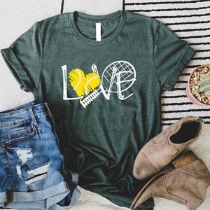 Love Tennis Shirts, Sports Mom Shirt, Tennis Shirt, Love Tennis Shirt